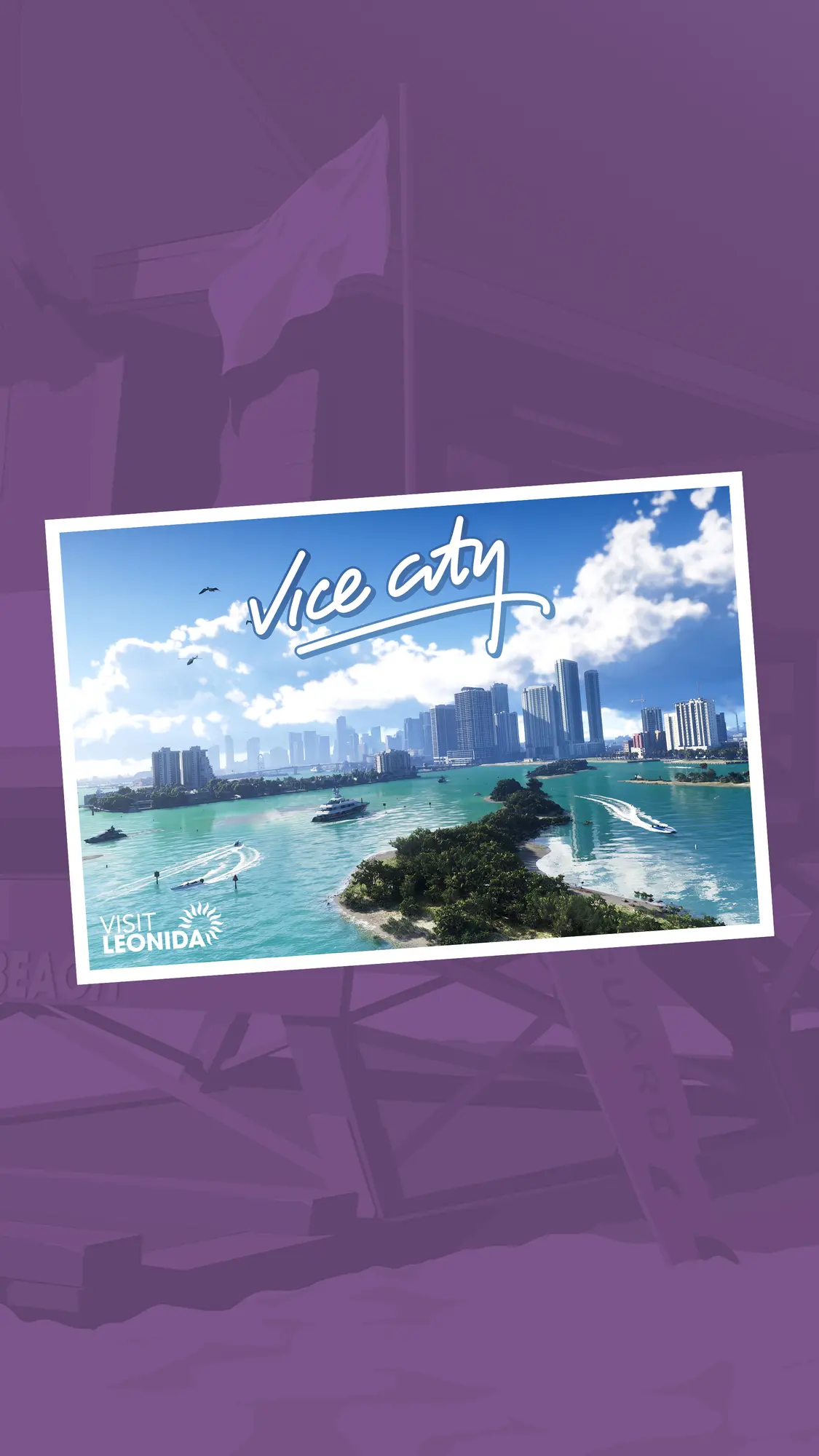 Vice City postcard